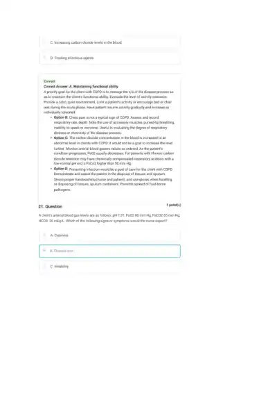 Comprehensive Respiratory System Disorders NCLEX C - Page 19 preview image