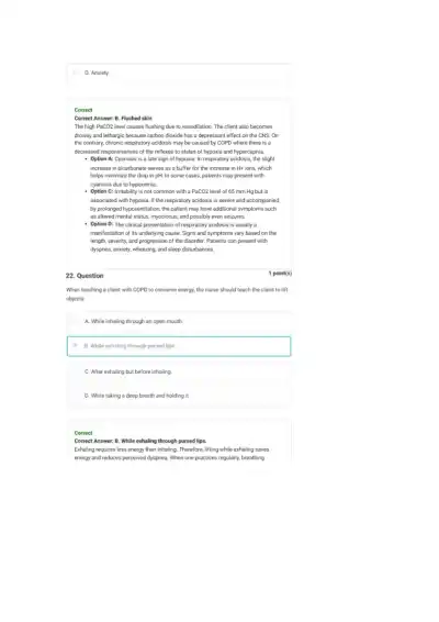 Comprehensive Respiratory System Disorders NCLEX C - Page 20 preview image