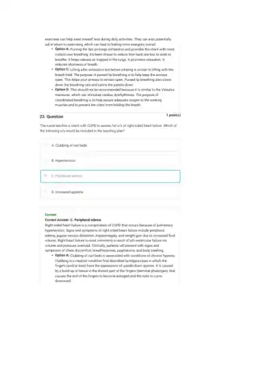 Comprehensive Respiratory System Disorders NCLEX C - Page 21 preview image