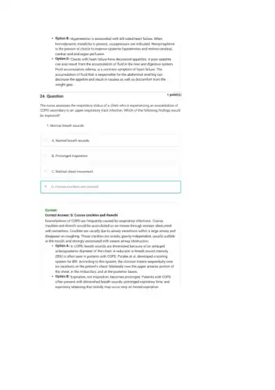 Comprehensive Respiratory System Disorders NCLEX C - Page 22 preview image
