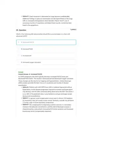 Comprehensive Respiratory System Disorders NCLEX C - Page 23 preview image