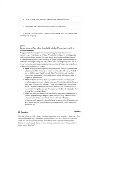 Comprehensive Respiratory System Disorders NCLEX C - Page 25 preview image