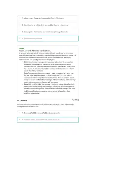 Comprehensive Respiratory System Disorders NCLEX C - Page 26 preview image