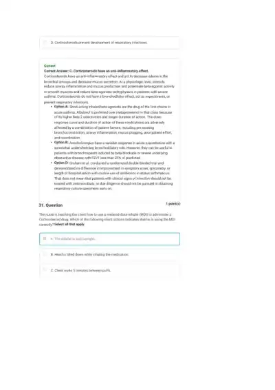 Comprehensive Respiratory System Disorders NCLEX C - Page 28 preview image