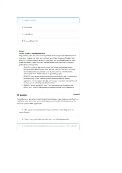 Comprehensive Respiratory System Disorders NCLEX C - Page 30 preview image
