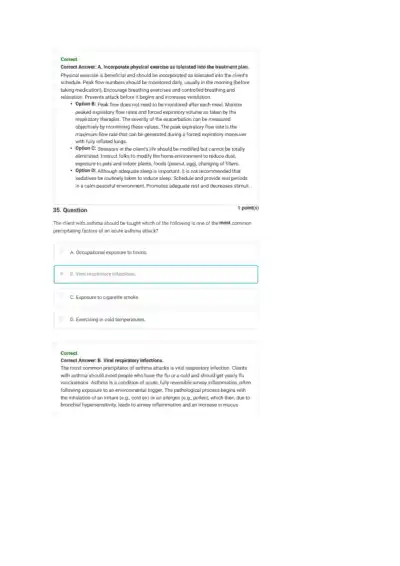 Comprehensive Respiratory System Disorders NCLEX C - Page 32 preview image