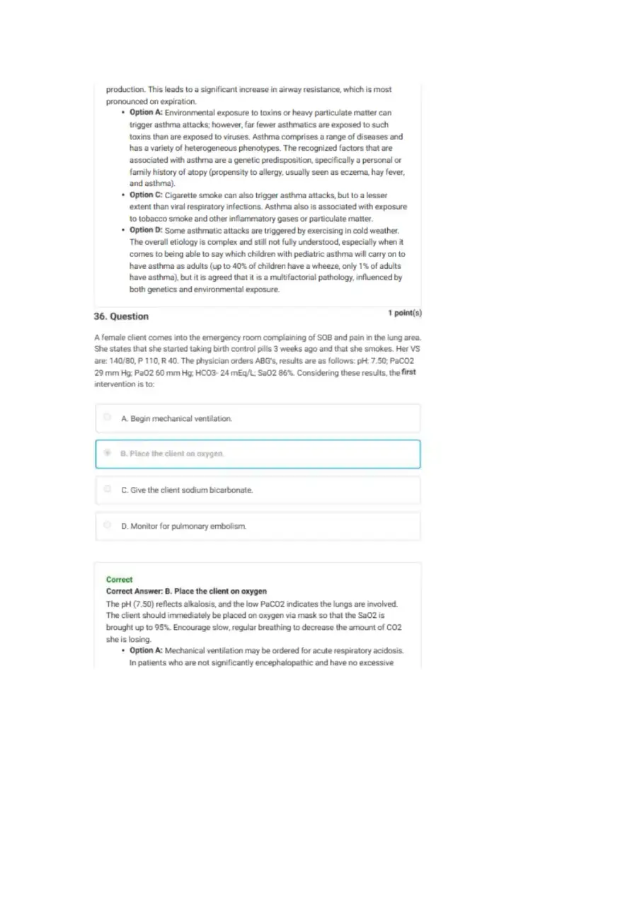 Comprehensive Respiratory System Disorders NCLEX C, page 33
