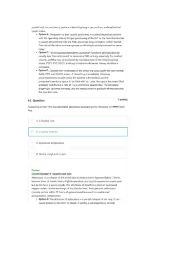 Comprehensive Respiratory System Disorders NCLEX C - Page 42 preview image