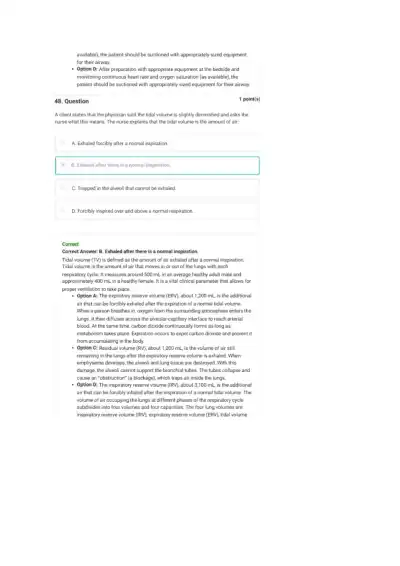 Comprehensive Respiratory System Disorders NCLEX C - Page 44 preview image