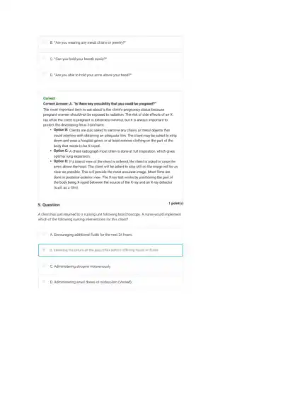 Comprehensive Respiratory System Disorders NCLEX C - Page 5 preview image