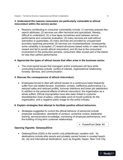 Services Marketing: Concepts, Strategies, And Cases, 5th Edition Solution Manual - Page 13 preview image