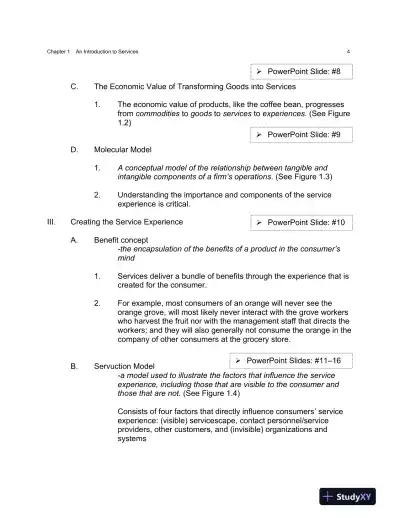 Services Marketing: Concepts, Strategies, And Cases, 5th Edition Solution Manual - Page 5 preview image