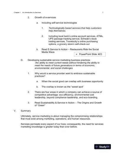 Services Marketing: Concepts, Strategies, And Cases, 5th Edition Solution Manual - Page 8 preview image