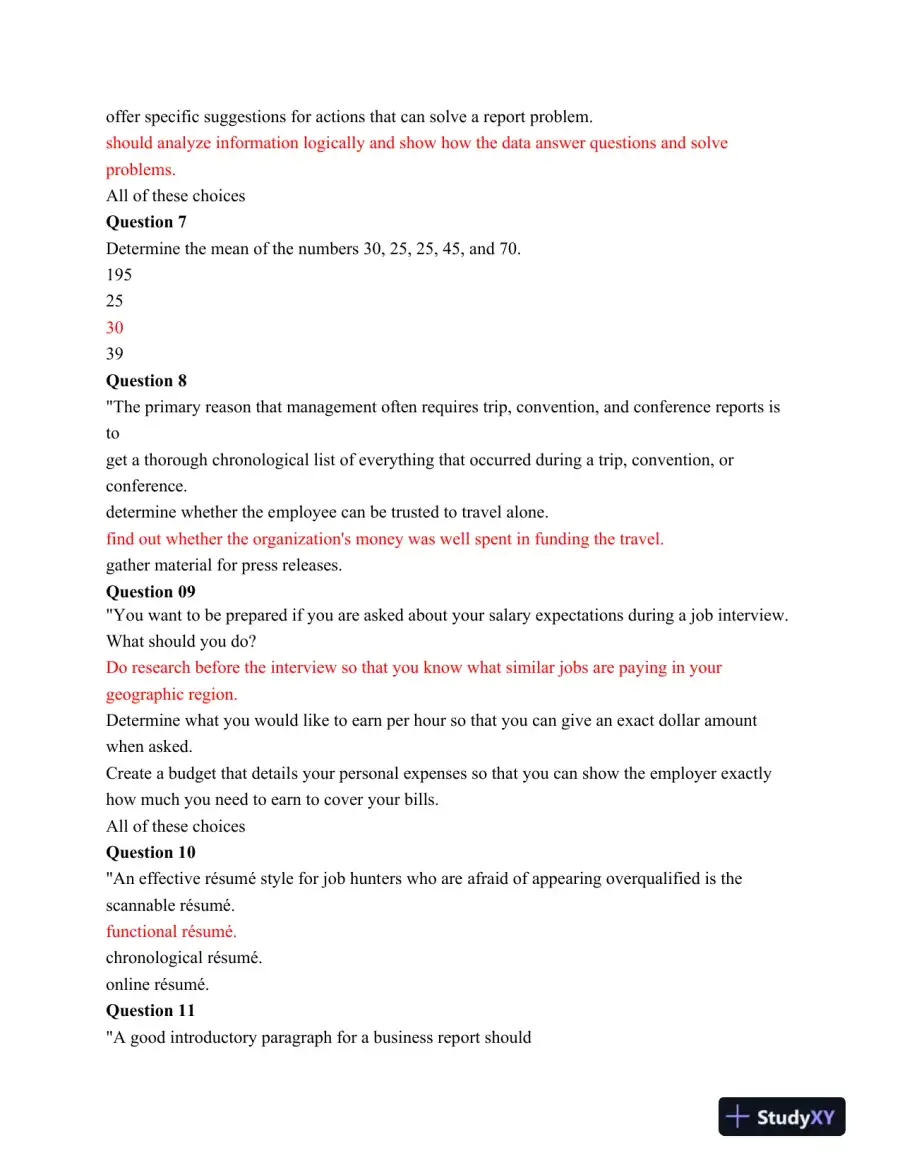 MSSU GB0320 Final Exam, page 3