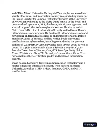 ISC2 Cissp Certified Information Systems Security Professional Official Practice Tests (2021) - Page 10 preview image