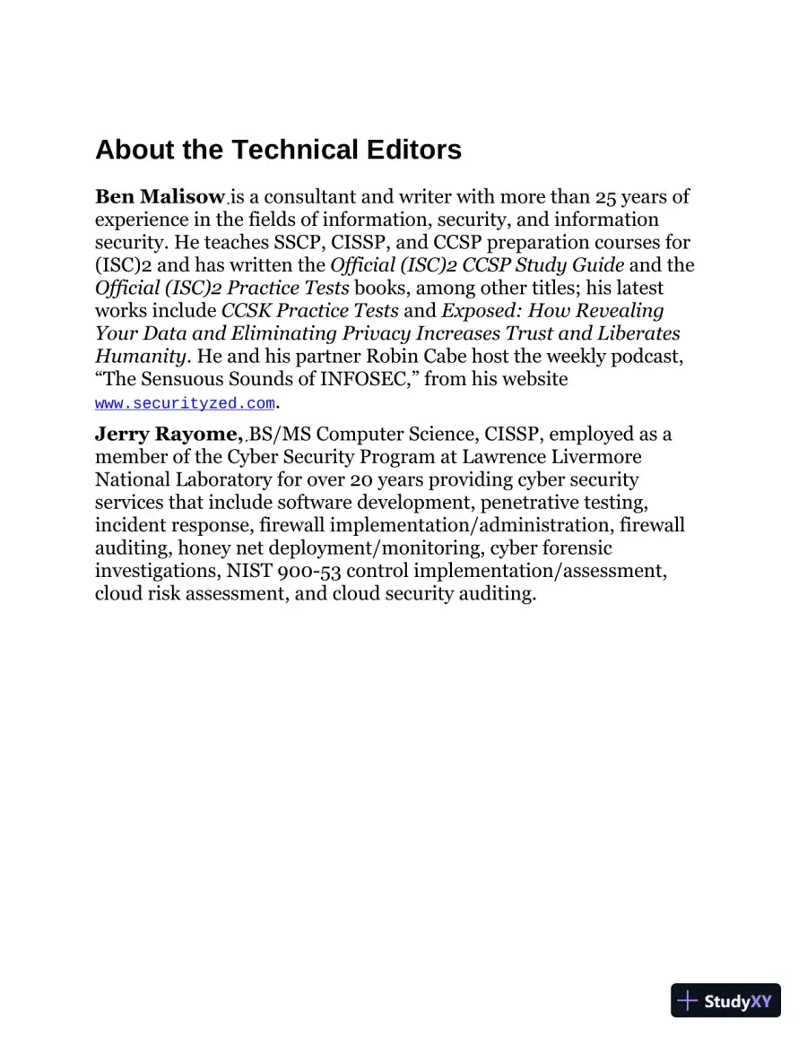 ISC2 Cissp Certified Information Systems Security Professional Official Practice Tests (2021), page 11
