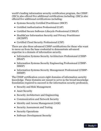 ISC2 Cissp Certified Information Systems Security Professional Official Practice Tests (2021) - Page 13 preview image