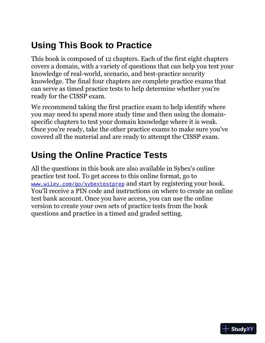 ISC2 Cissp Certified Information Systems Security Professional Official Practice Tests (2021), page 18