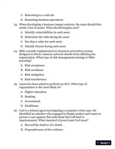 ISC2 Cissp Certified Information Systems Security Professional Official Practice Tests (2021) - Page 26 preview image
