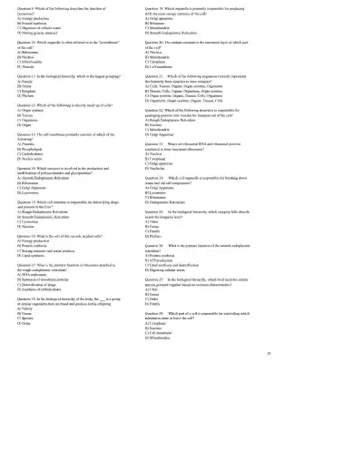 ATI TEAS V7 NurseCheung Science Practice Questions - Page 24 preview image