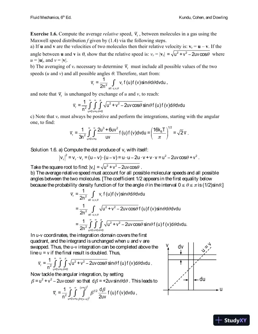 Fluid Mechanics , 6th Edition Solution Manual, page 9