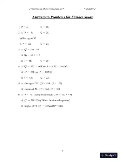 Principles Of Microeconomics, 8th Edition Solution Manual - Page 10 preview image