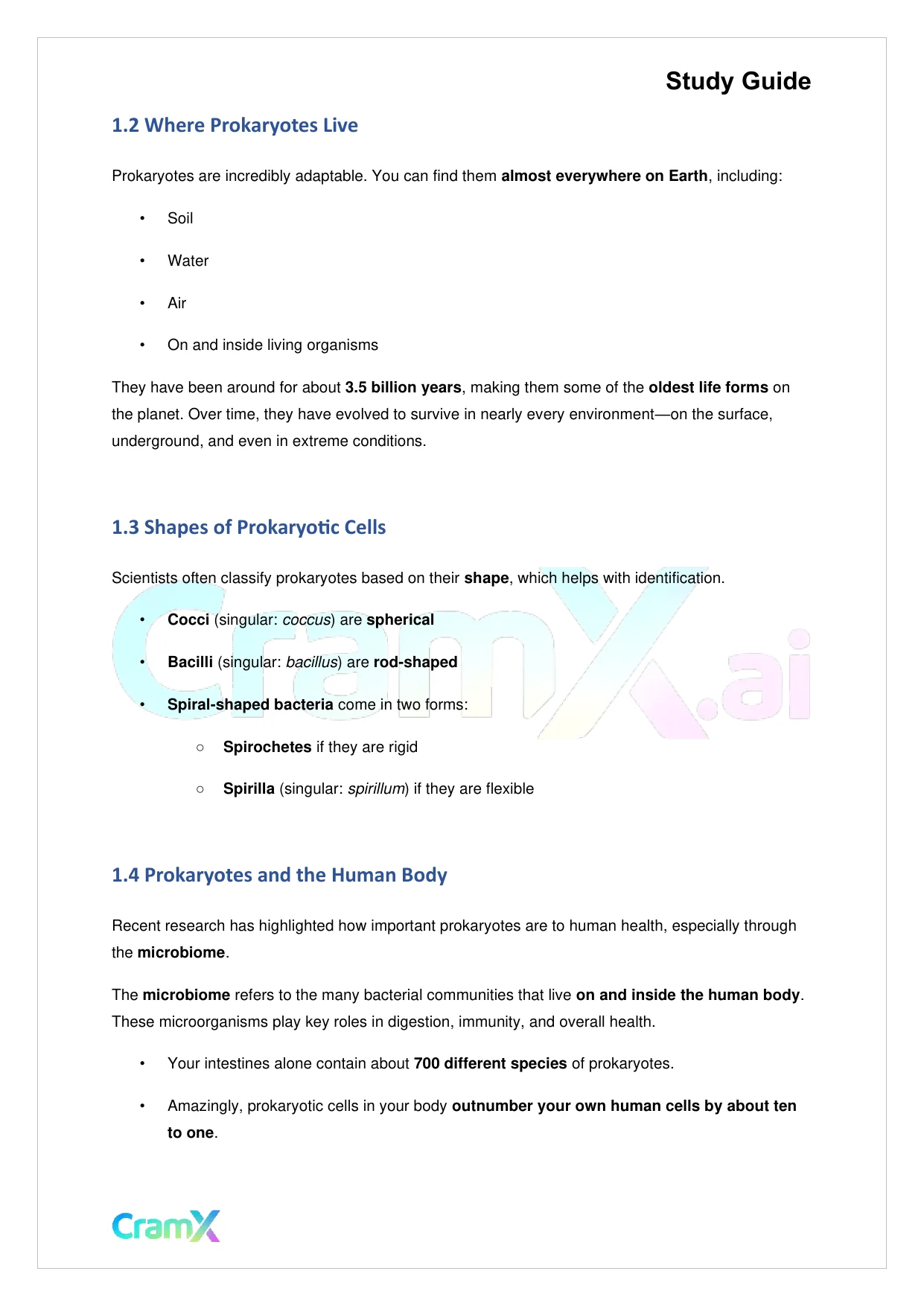 Biology - Monera - Page 2 preview image