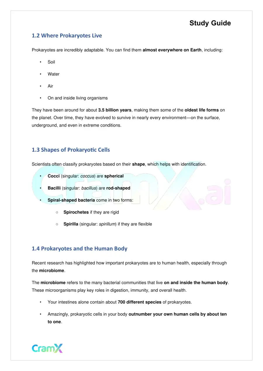 Biology - Monera, page 2