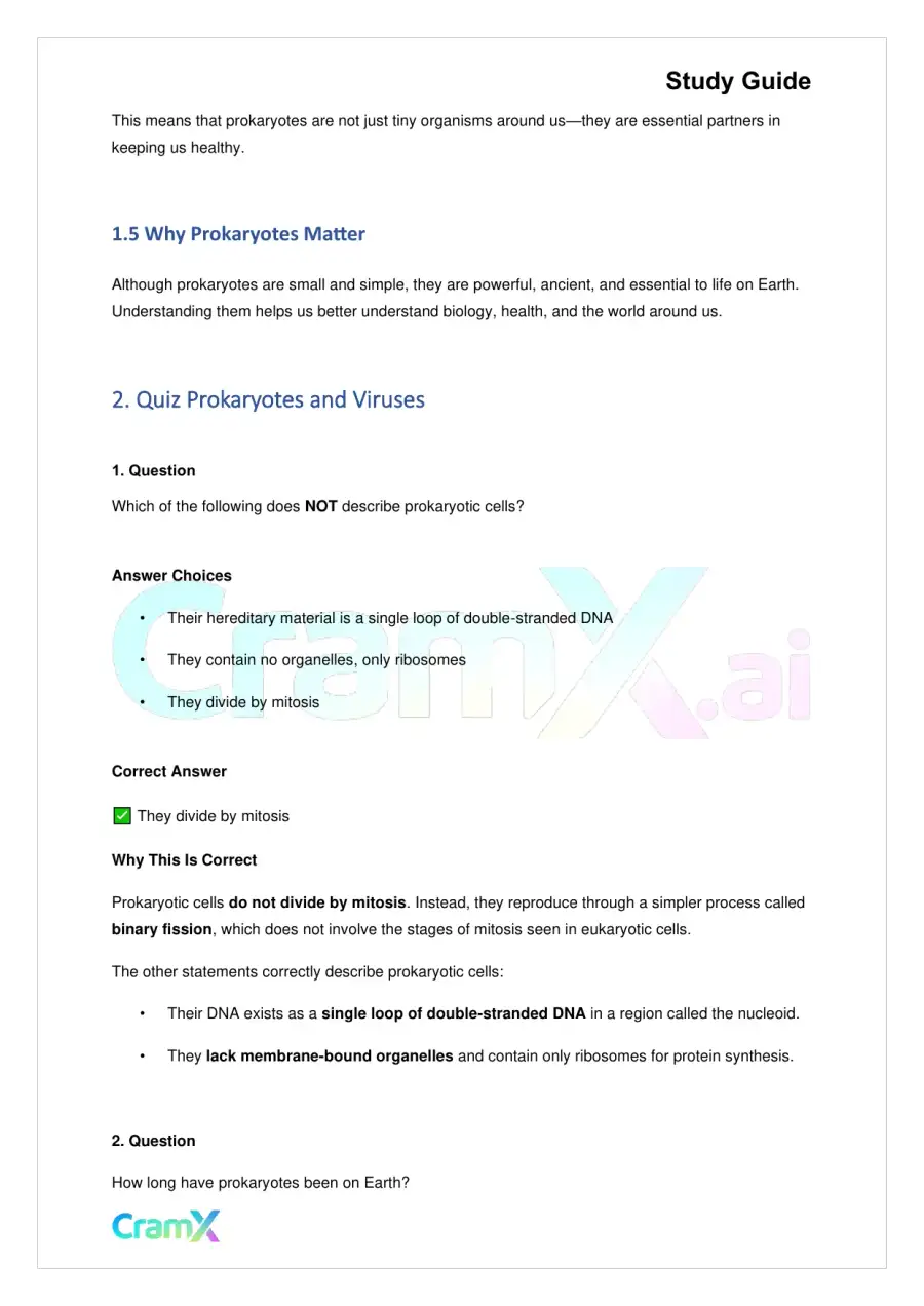 Biology - Monera, page 3