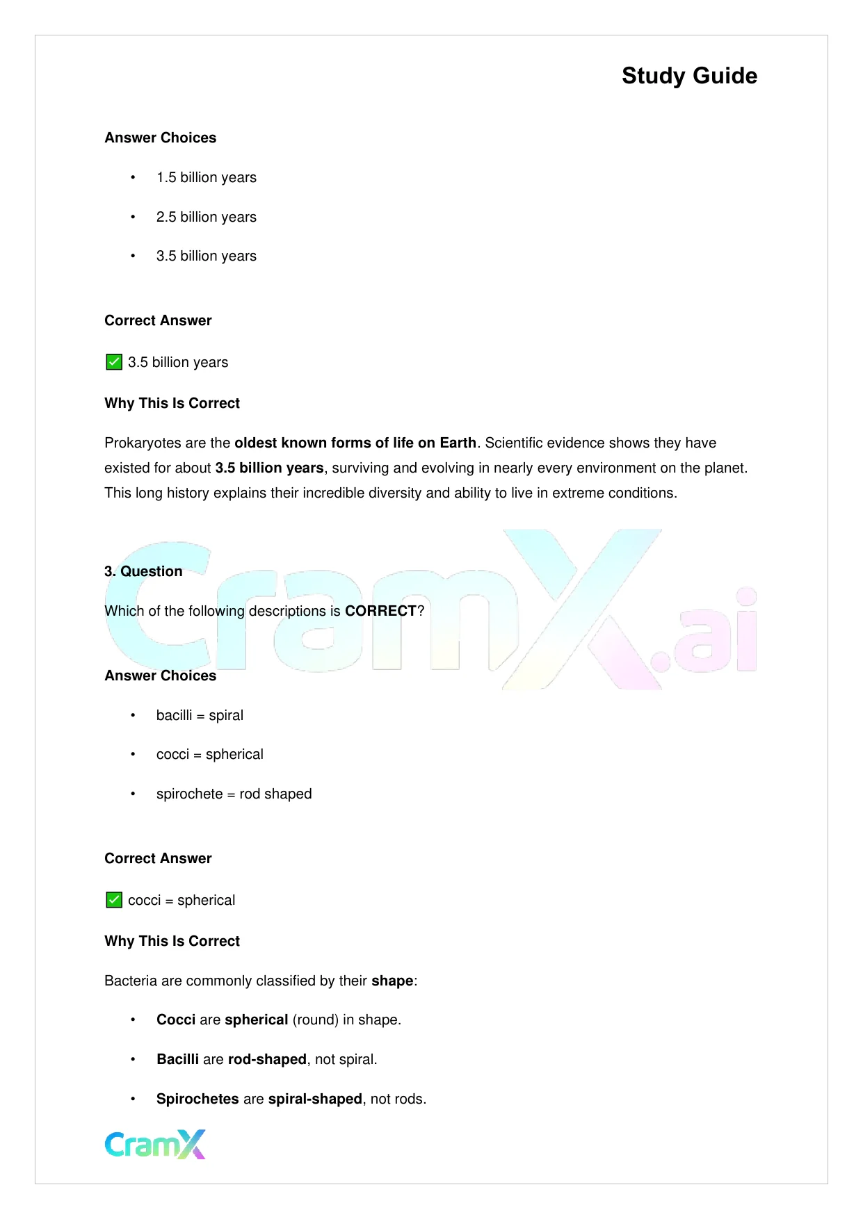 Biology - Monera - Page 4 preview image
