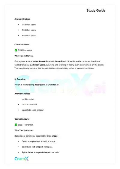 Biology - Monera - Page 4 preview image