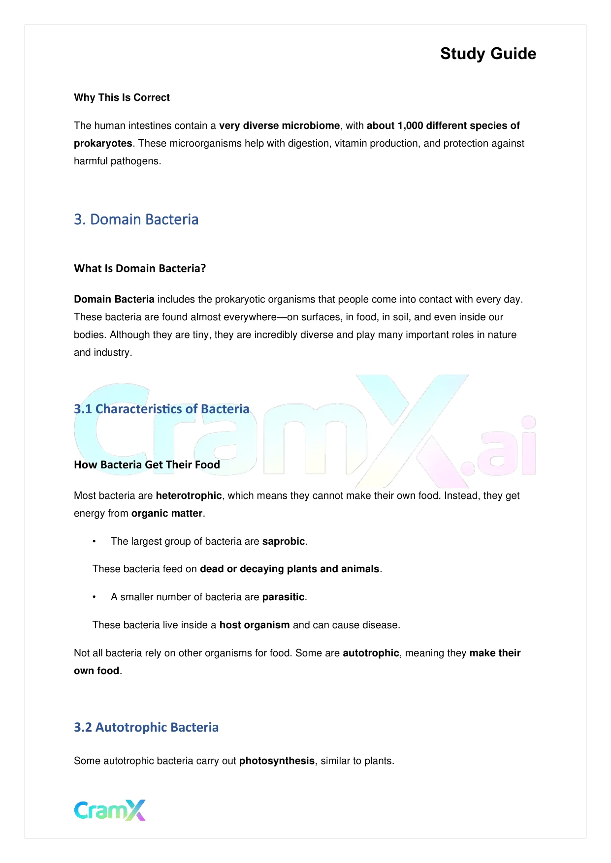 Biology - Monera - Page 6 preview image