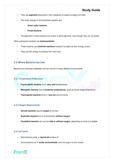 Biology - Monera - Page 7 preview image