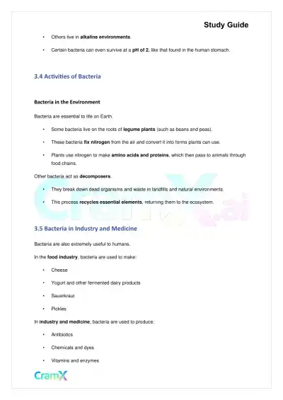 Biology - Monera - Page 8 preview image