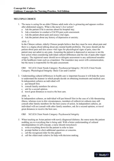 Test Bank for Concepts for Nursing Practice, 3rd Edition (Chapters 1-57) - Page 13 preview image