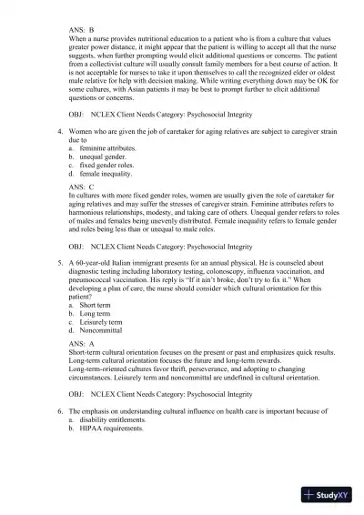 Test Bank for Concepts for Nursing Practice, 3rd Edition (Chapters 1-57) - Page 14 preview image
