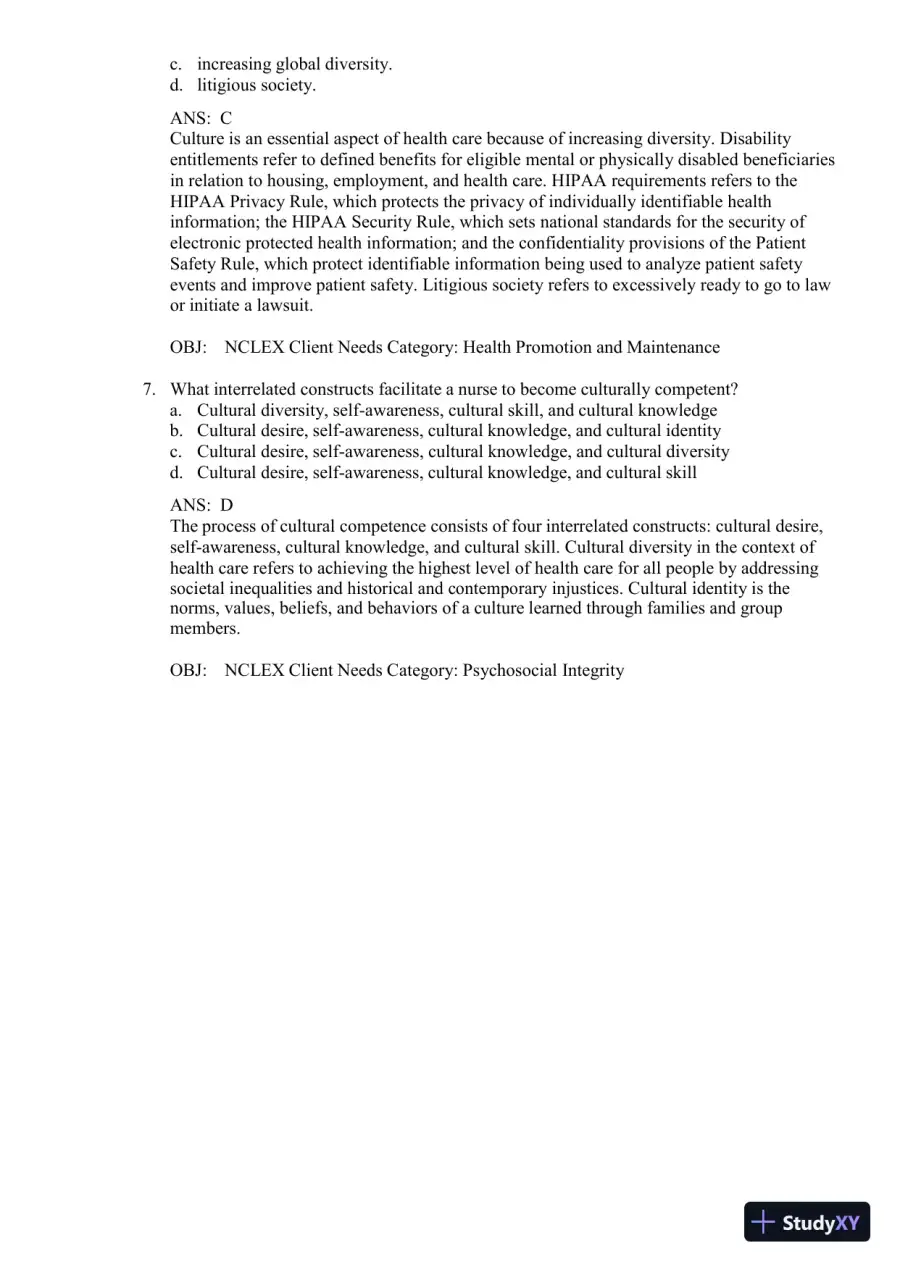 Test Bank for Concepts for Nursing Practice, 3rd Edition (Chapters 1-57), page 15
