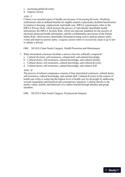 Test Bank for Concepts for Nursing Practice, 3rd Edition (Chapters 1-57) - Page 15 preview image