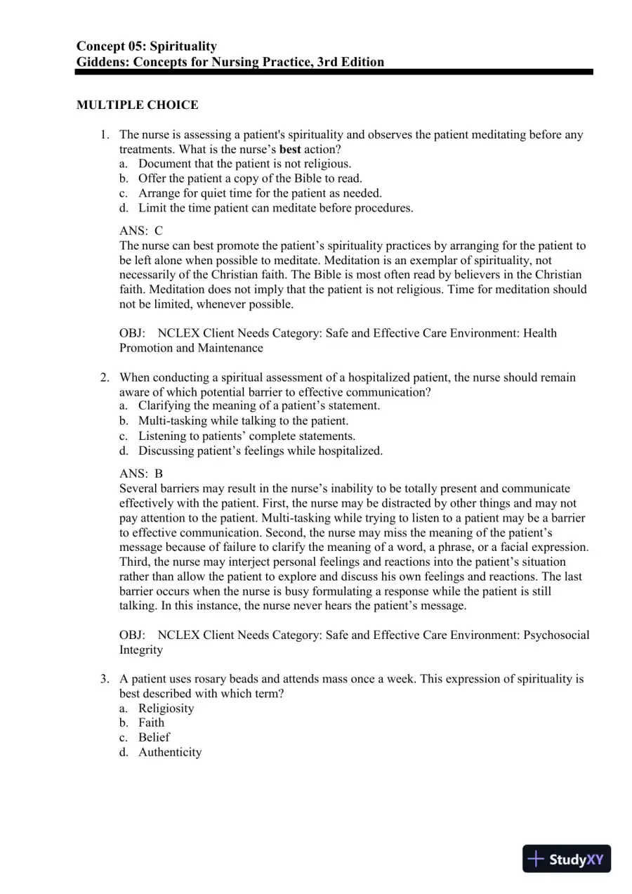 Test Bank for Concepts for Nursing Practice, 3rd Edition (Chapters 1-57), page 16