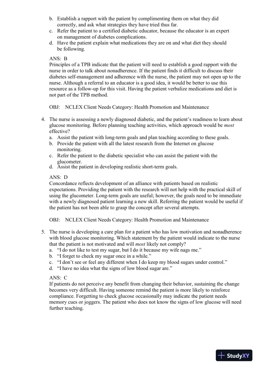 Test Bank for Concepts for Nursing Practice, 3rd Edition (Chapters 1-57), page 21