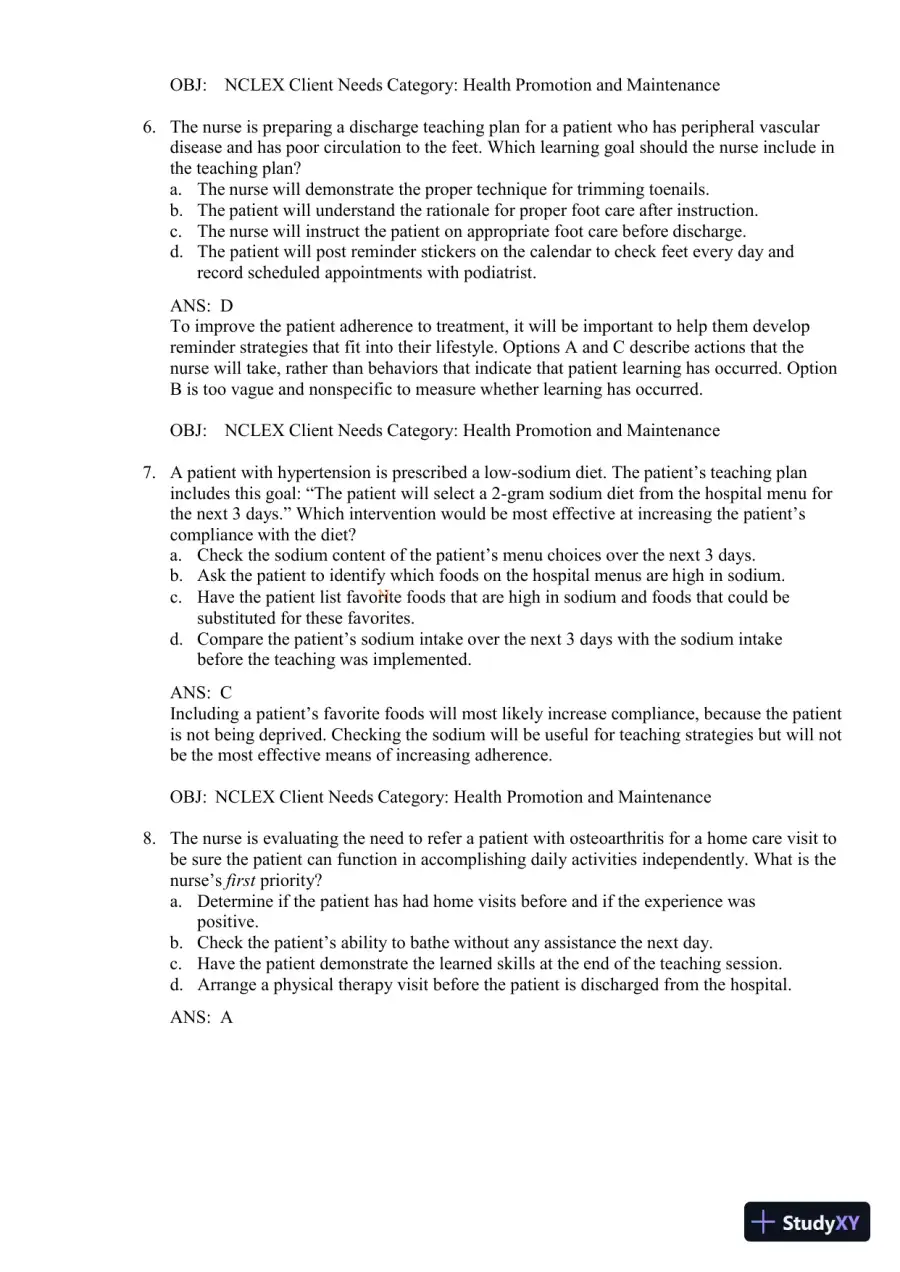 Test Bank for Concepts for Nursing Practice, 3rd Edition (Chapters 1-57), page 22