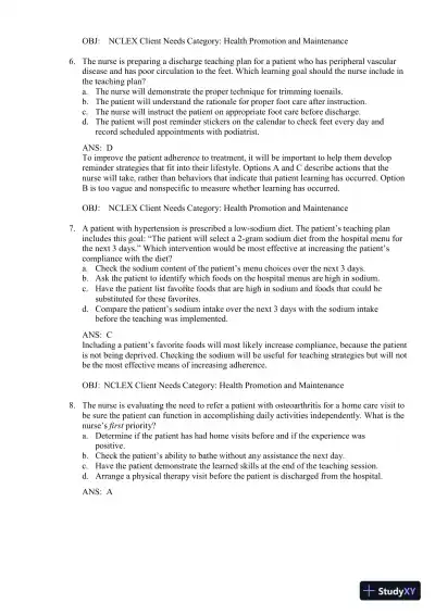 Test Bank for Concepts for Nursing Practice, 3rd Edition (Chapters 1-57) - Page 22 preview image