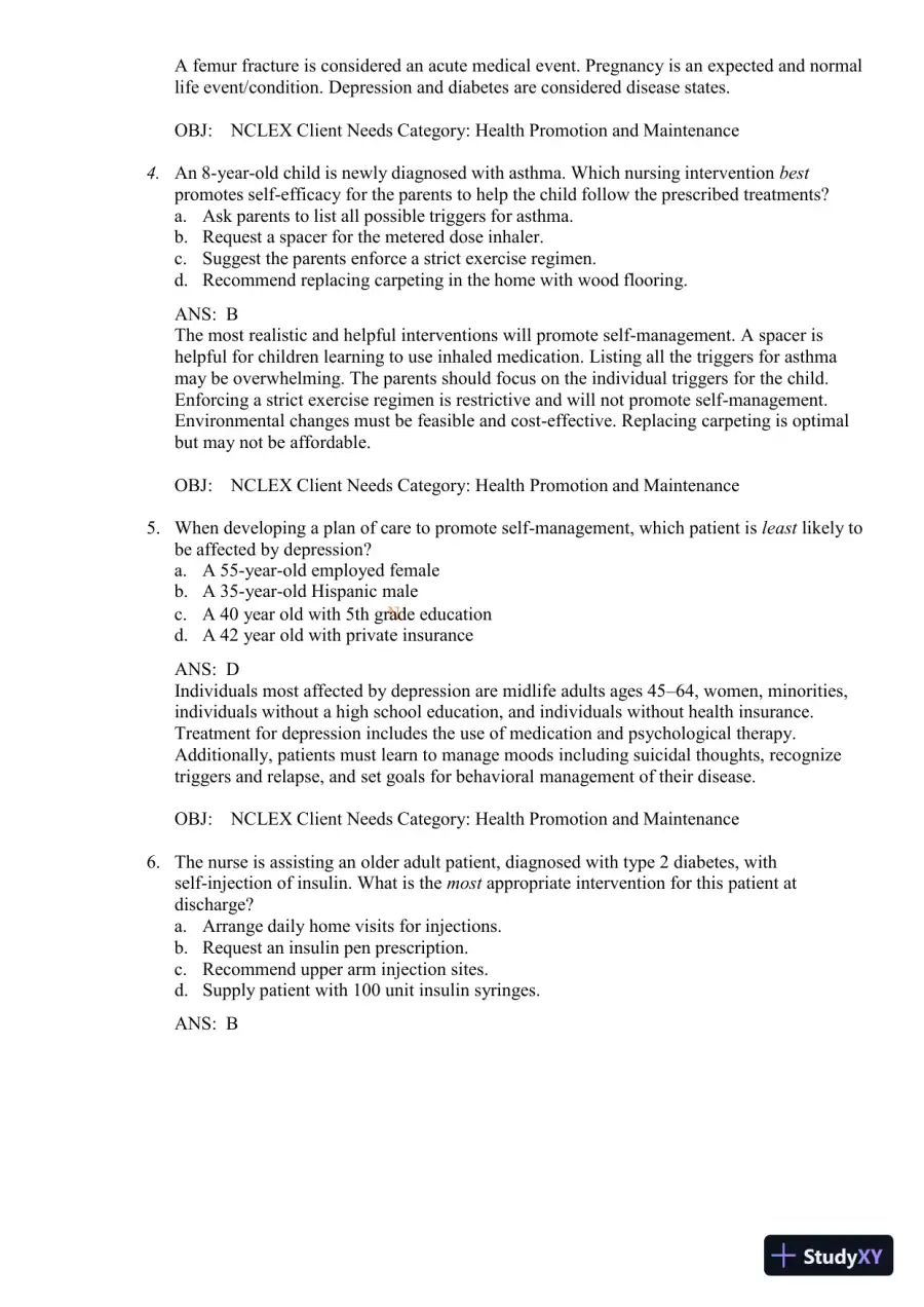 Test Bank for Concepts for Nursing Practice, 3rd Edition (Chapters 1-57), page 25