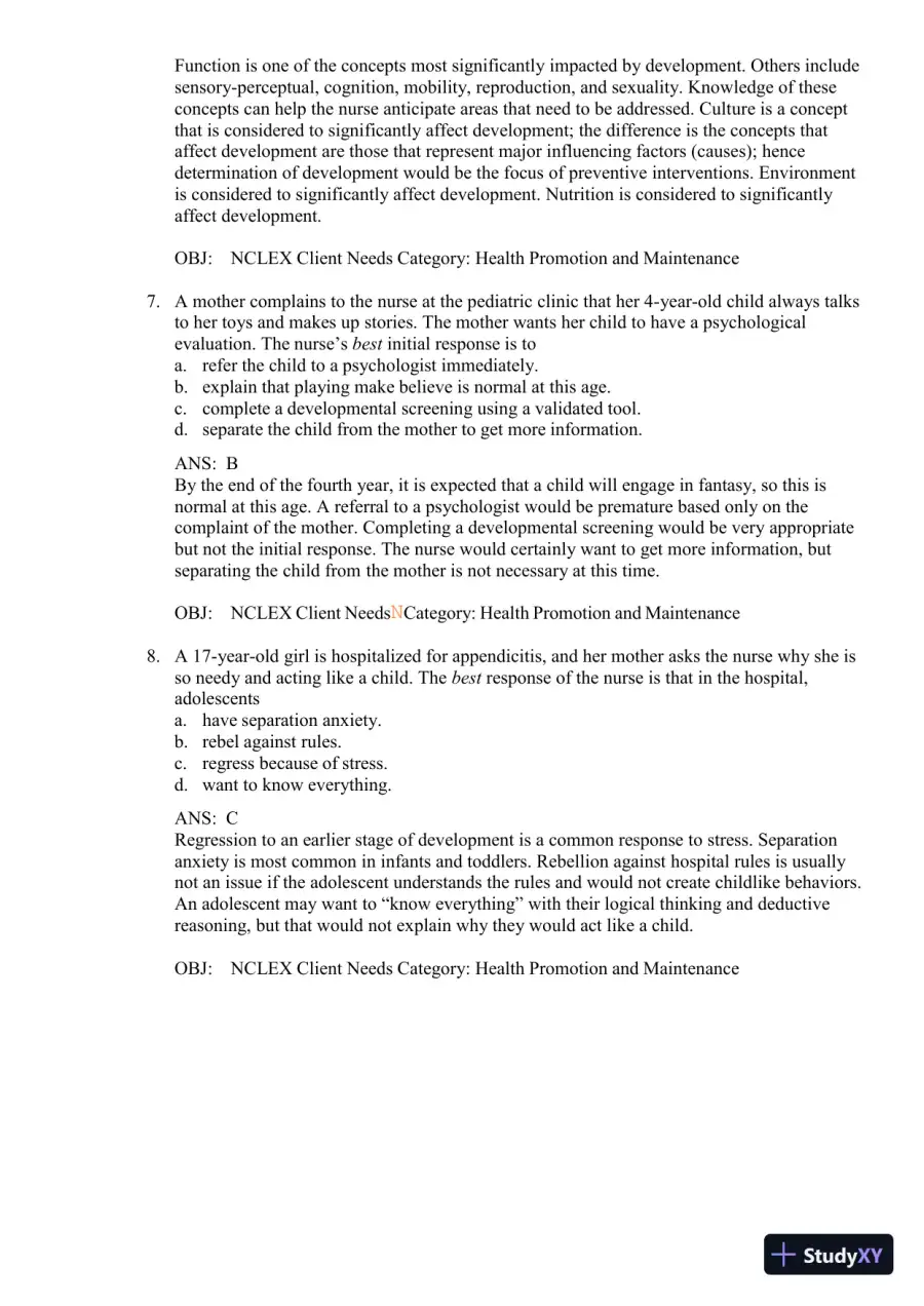 Test Bank for Concepts for Nursing Practice, 3rd Edition (Chapters 1-57), page 6