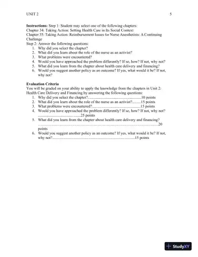 Policy And Politics In Nursing And Healthcare - Revised Reprint , 6th Edition Lecture Notes - Page 16 preview image