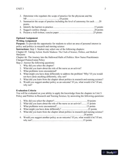 Policy And Politics In Nursing And Healthcare - Revised Reprint , 6th Edition Lecture Notes - Page 19 preview image