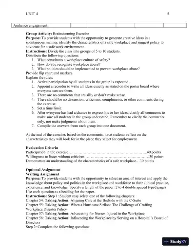 Policy And Politics In Nursing And Healthcare - Revised Reprint , 6th Edition Lecture Notes - Page 24 preview image