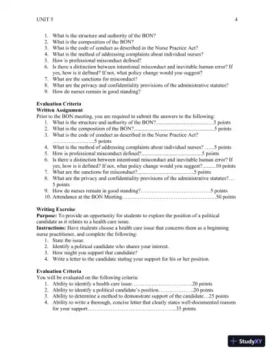 Policy And Politics In Nursing And Healthcare - Revised Reprint , 6th Edition Lecture Notes - Page 29 preview image