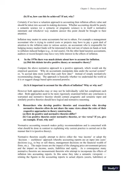 Accounting Theory, 7th Edition Solution Manual - Page 11 preview image