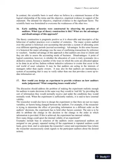 Accounting Theory, 7th Edition Solution Manual - Page 17 preview image